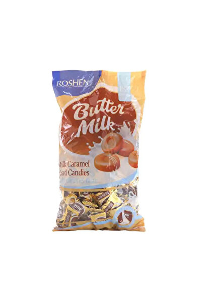 Roshen Butter Milk Caramel Hard Candies Salty Candies- 1kg Pack of 2
