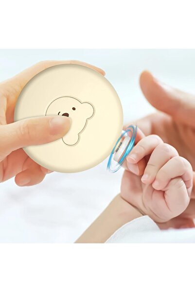 Generic Mikooz Electric Baby Nail Trimmer – Gentle Nail File with 6 Replacement Heads