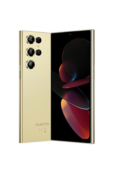 oukitel C61 Pro — 6,88" HD+ 90Hz, 24GB RAM, 256GB stocare, 5150mAh, NFC, Android 15 (Gold)