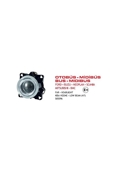 AYFAR FAR KISA HÜZME CARGO KARGO ISUZU TURKUAZ SCANIA OTOB 03+ E9 BELGE 505596