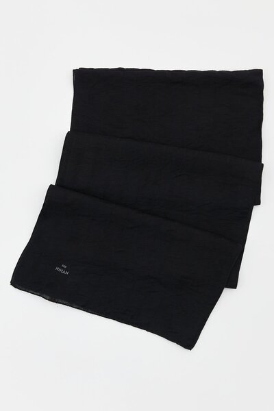 Nihan Kare Desen Stil Şal Siyah