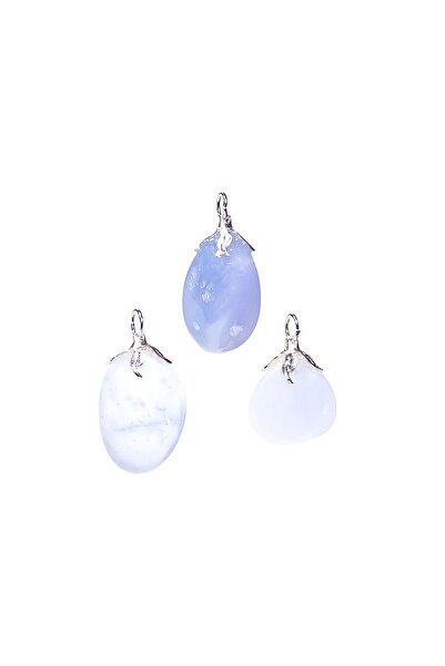 Mood Necklaces Chalcedony pendant -- ± 1.5-3cm