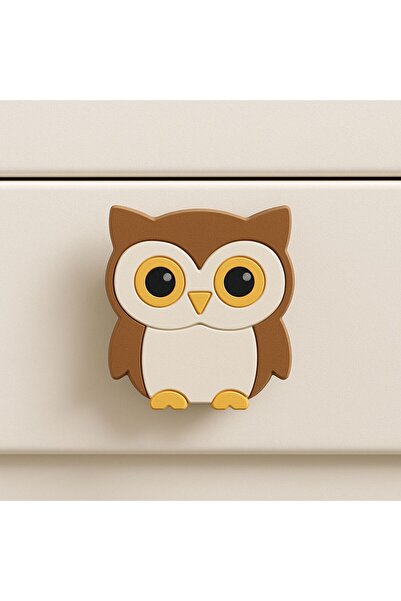 ka tasarım Minipaws Head Collection Montessori Children's Baby Room Handle Sold as a Set of Two