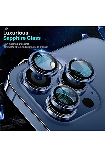 YZGOLDEN iPhone 17 Pro & 17 Pro Max Compatible Sapphire Camera Protection Lens