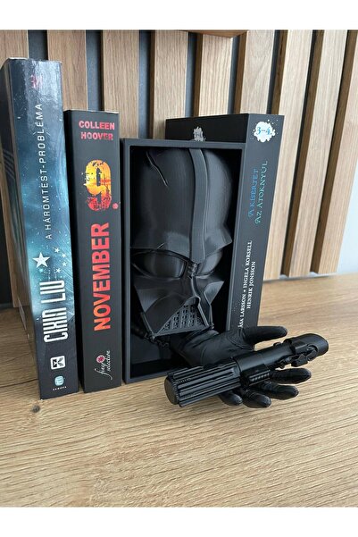 magicland Star Wars Darth Vader 3D Book Holder, Decorative Bookshelf Organize...