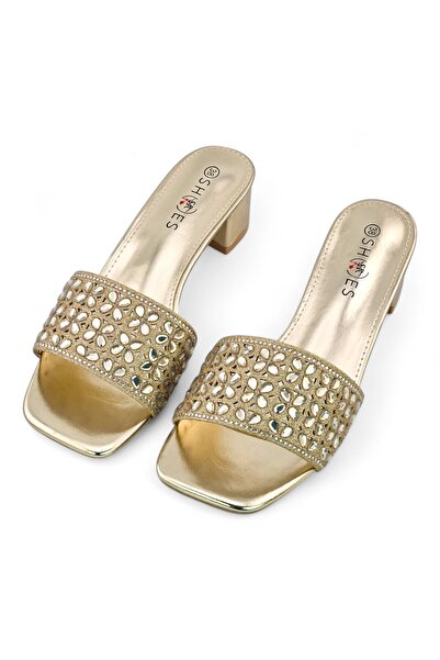 Sunrise Pearl Embellishment Open Heel