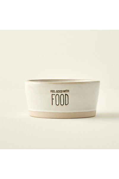 Bella Maison Bohemia Stoneware Bowl White (850 Cc)