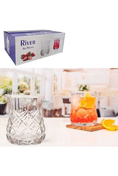 dealshopromania Set de 6 pahare Kaveh River 310 ml pentru evenimente terasă p...