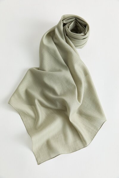 Nihan Keten Efektli Natural Eşarp Kekik