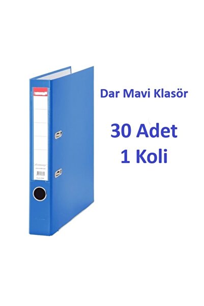 qitap Dar Klasör Mavi 30'lu Koli (30 Adet)