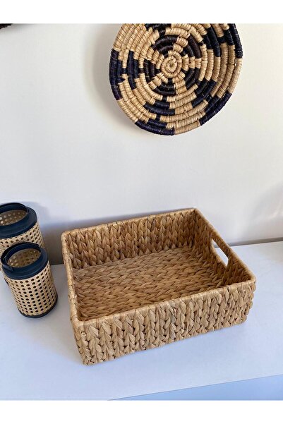 LEONEV Rectangular Wicker Organizer 40X30X15