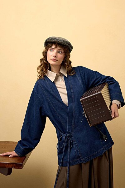 Ceylan Otantik Τζιν διπλό πέτο Μπουφάν