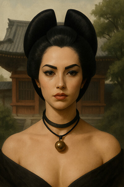 Oskar Shop Perucă de model japonez I