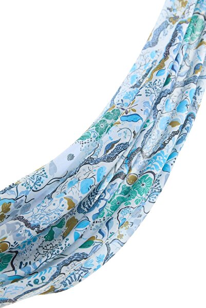 Nihan Desenli Soft Eşarp Göl Yeşili