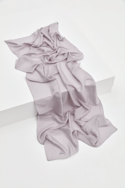 Nihan Düz Stil Şal Gri