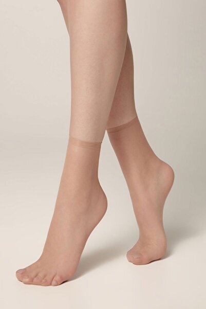 Conte Elegant Șosete damă, scurte 1/2, Lycra, Conte Summer 8 Den (2 perechi) - , 36-39 (23-25)