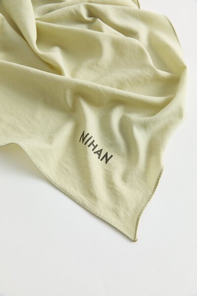 Nihan %100 Pamuk Fresh Eşarp Su Yeşili
