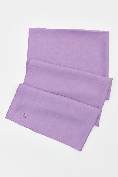 Nihan Kare Desen Stil Şal Lila