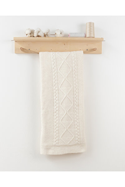 Babymio Hand-Knitted Rice Knitting Blanket