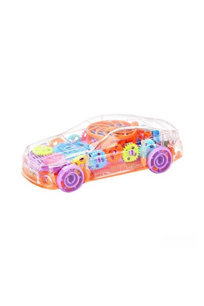 Virtual Trend Virtual Trend® car toy with sounds and lights, transparent body, gear wheels