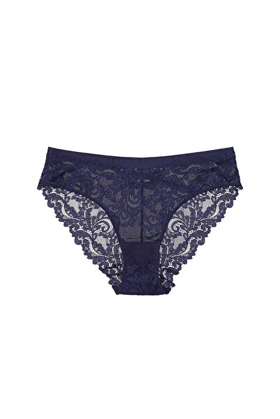 ESOTIQ Chiloți eleganți pentru femei, cu imprimeu din plasă și dantelă, decupați în față, sexy | Lynn