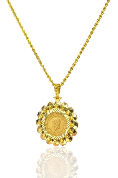 Hakan Güler Kuyumculuk Çeyrek Altınlı Dorika Kolye Uçlu Zincir