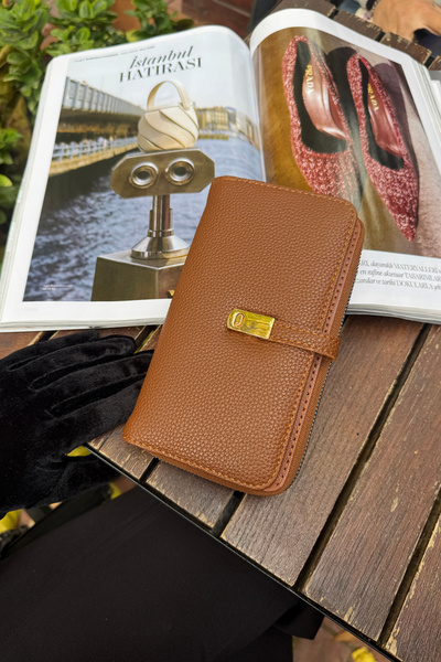 La La'Graccio Paris La'Graccio Paris Women's Cakes Handy Wallet Brown