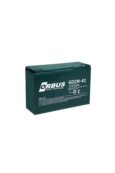 ORBUS 12V 42AH ELEKTRİKLİ BİSİKLET AKÜSÜ