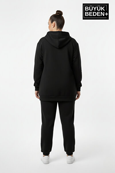 Superlife Women's Plus Size Zippered Hooded Sweatshirt Cardigan - Comfortable Fit Spr26Bhr960