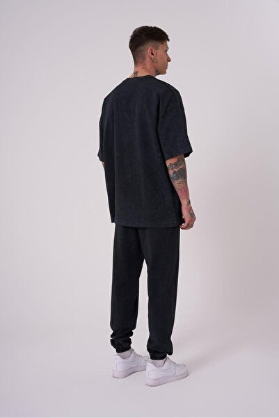 Machinist Men's Washing Luxury Oversized T-Shirt Anthracite
