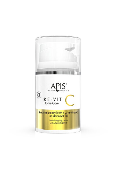 Apis Natural Cosmetics Crema revitalizanta de zi cu SPF 15 Revit-C cu Retinol si vitamina C, 50 ml