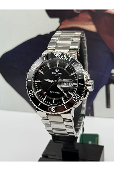 Hislon Steel Sports Automatic Men's Watch 10 Atm Waterproof 3 Years Warranty