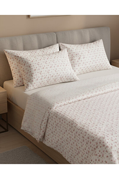 REDTAG Ivory 4 Piece Bedsheet Set (Double Size)