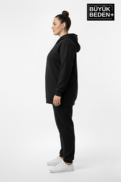 Superlife Women's Plus Size Zippered Hooded Sweatshirt Cardigan - Comfortable Fit Spr26Bhr960