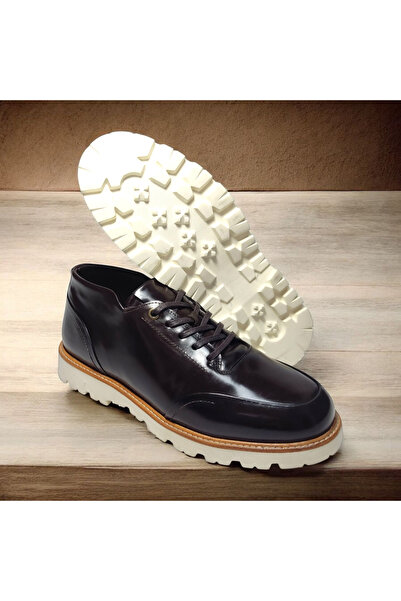 VİVA SHOES 100% Genuine Leather Eva Sole Men's Half Boots