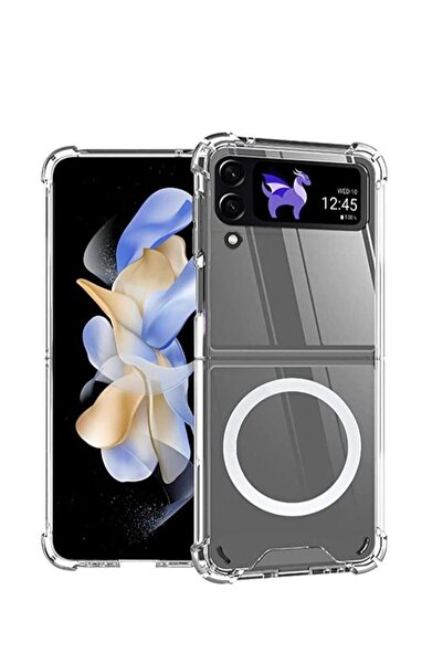Generic Clear Case Compatible for Samsung Galaxy Z Flip 4 5G with MagSafe