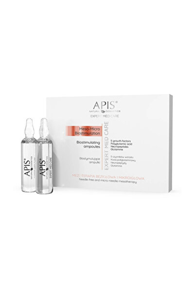 Apis Natural Cosmetics Fiole Meso-Micro Biostimulation EXPERT MED CARE pentru fermitate si elasticitate, 5 x 10 ml