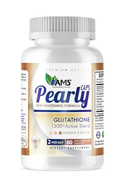 AMS Pearly Skin Whitening Capsules, 60 Capsules, Brightens & Evens Skin Tone