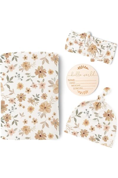 Generic Heniya Receiving Blanket for Newborn Baby Girls