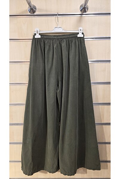 Park Moda Wide Leg Slim Velvet Trousers