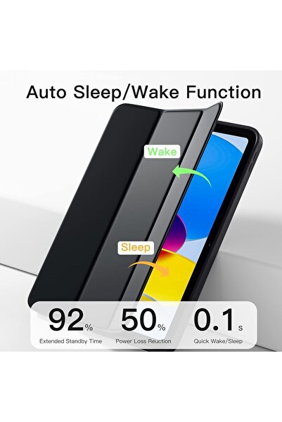 Generic iPad 10th/11th Gen 2025 Smart Cat Cot Protective Case – Shockproof TPU Back