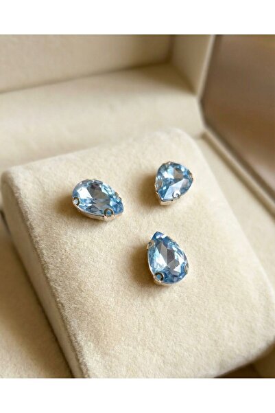 BEİLYS COSMETİCS & ACCESSORY Κρυστάλλινο γυαλί με θήκη με τρύπα 13x18mm - Ice...