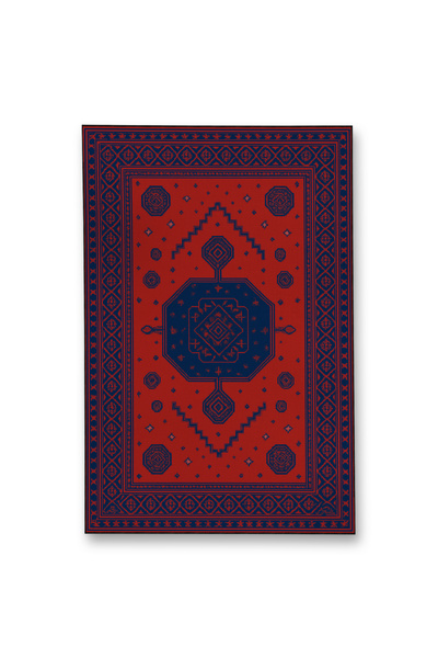 Rugs Modern Halı MOSSO Παραδοσιακό Θεματικό Σχέδιο Υφαντό Χαλί με Βάση Vintag...
