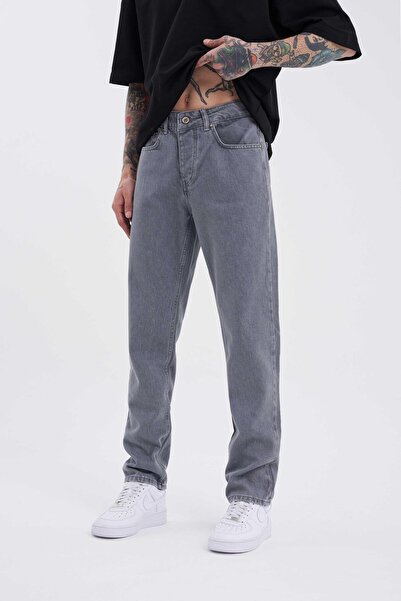 Machinist Men's Loose Fit Jeans Gray