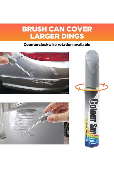 NALACAL Car Scratch Remover Pen - Paint Repair Touch Up Accessory for Cars (Silver)