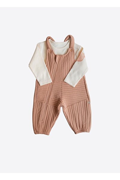 kitikate Maco Salopet 2-Piece Set Brown