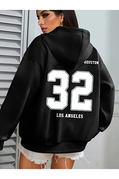 MODAVİBE Φούτερ Unisex με στάμπα και τσέπη καγκουρό