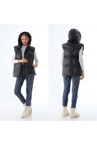 PELTEX Women's Hip under Hooded Inflatable Vest