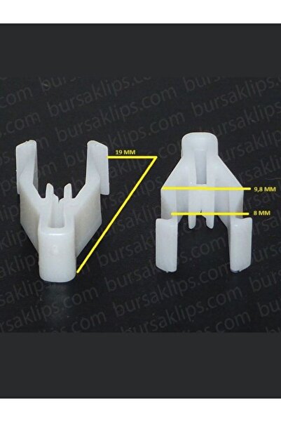 bursaklips 2977- مشبك راديو وملاحة لهوندا وهيونداي وكيا 87747-1C000 (5 قطع)