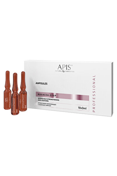 Apis Natural Cosmetics Rosacea-Stop anti-redness concentrated sterile ampoules, 10 x 3 ml